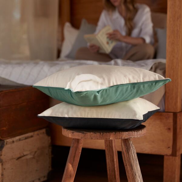 Fairtrade Cotton Piped Cushion Cover Thumbnail